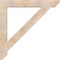 Ekena Millwork Traditional Slat Smooth Bracket, Douglas Fir, 5 1/2"W x 48"D x 48"H BKT06X48X48TRA06SDF - alternate 4